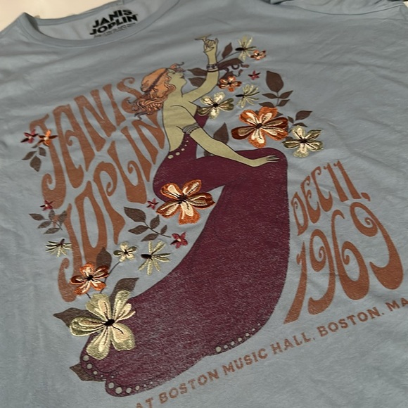 NWOT JANIS JOPLIN Long Sleeve Tee - Picture 10 of 10